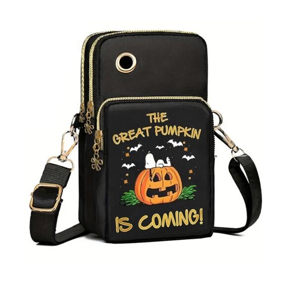 Halloween Pumpkin Mini Crossbody Bag - Picture 1 of 4